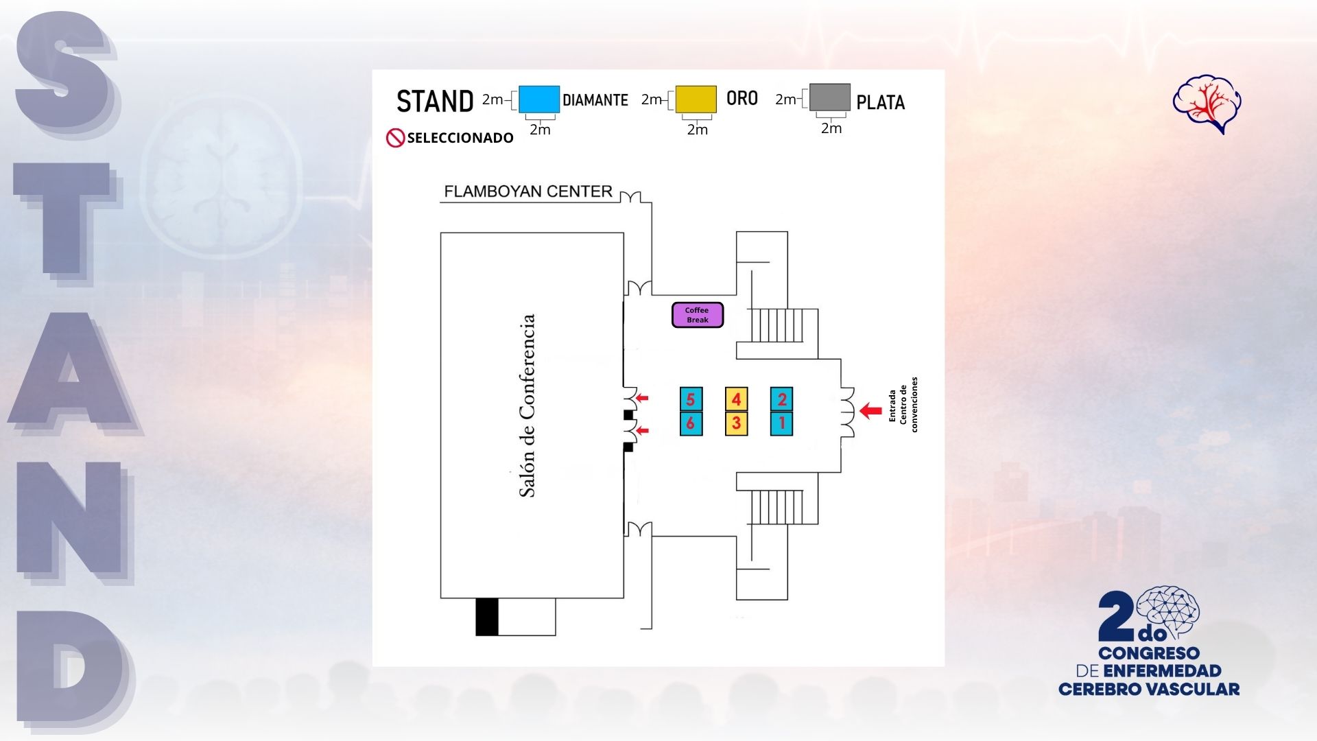 Mapa de Stands del evento
